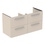 Immagine di Ideal Standard I.LIFE B set L.120 cm con mobile sottolavabo, colore sabbia finitura opaco, lavabo colore bianco finitura lucido, specchio rettangolare T5278NF+T460201