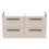 Immagine di Ideal Standard I.LIFE B set L.120 cm con mobile sottolavabo, colore sabbia finitura opaco, lavabo colore bianco finitura lucido, specchio rettangolare T5278NF+T460201