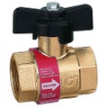 Immagine di Caleffi Valvola a sfera con ritegno incorporato 1" 1/4 manopola a leva 327700