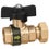 Immagine di Caleffi BALLSTOP - Valvola a sfera con ritegno incorporato. Manopola a farfalla. Attacchi femmina - calotta 1/2" X 3/4" 333400