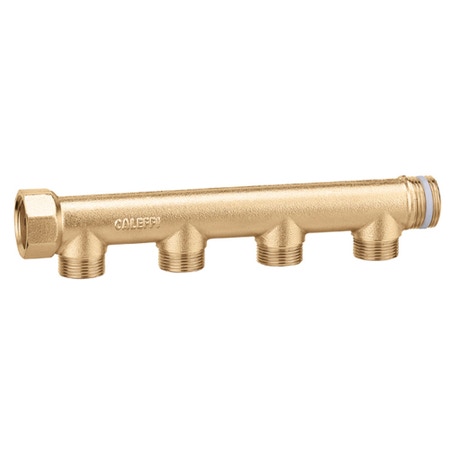 Immagine di Caleffi Collettore semplice, componibile 3/4" x2 derivazioni 350520