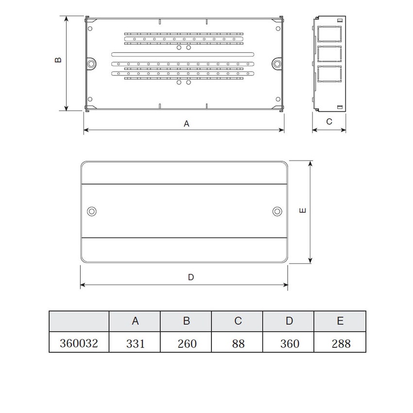 Immagine di Caleffi Cassetta d'ispezione in plastica 360032
