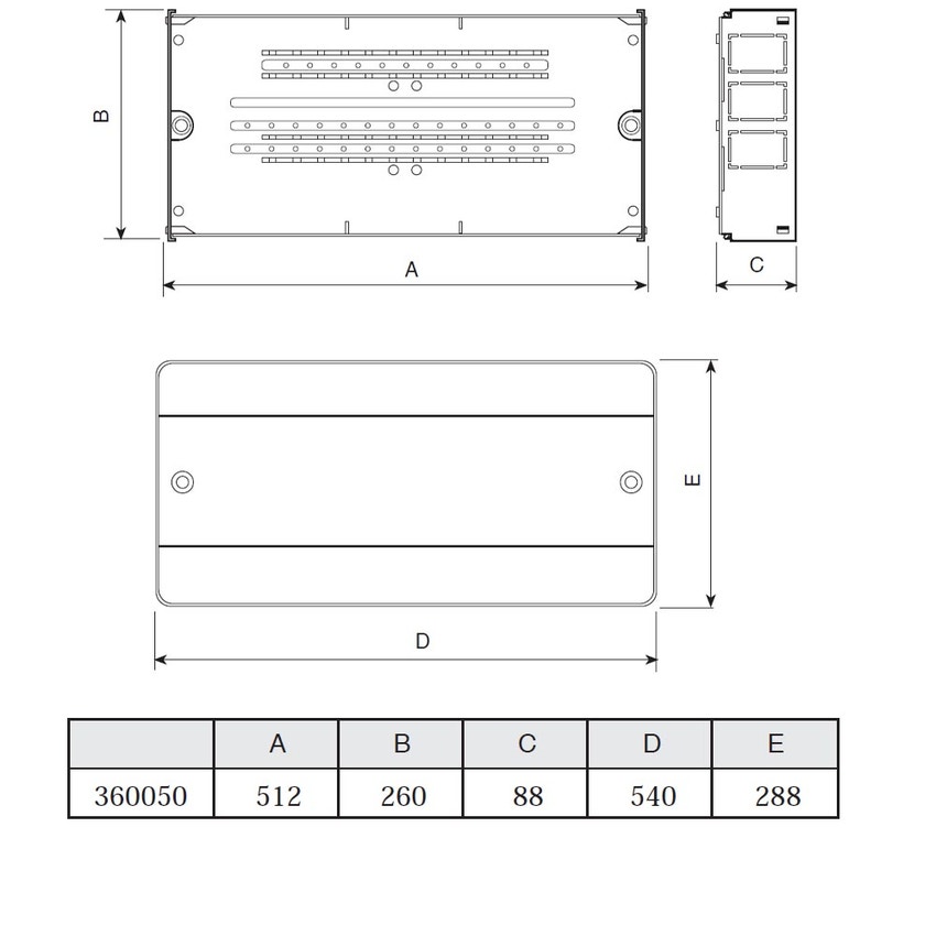 Immagine di Caleffi Cassetta d'ispezione in plastica 360050