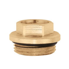 Immagine di Caleffi Raccordo per il collegamento di valvole sfogo aria 1” M x 3/8” F 364263