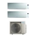 Immagine di Daikin EMURA R32 Climatizzatore a parete dual split inverter Wi-Fi bianco | unità esterna 4 kW unità interne 7000+7000 BTU 3MXM40A9+FTXJ[20|20]AW