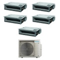 Immagine di Daikin FDXM-F9 Canalizzabile ultrapiatta R32 Climatizzatore canalizzabile penta split inverter | unità esterna 7.8 kW unità interne 9000+9000+9000+9000+9000 BTU 5MXM90A9+FDXM[25|25|25|25|25]F9