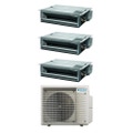 Immagine di Daikin FDXM-F9 Canalizzabile ultrapiatta R32 Climatizzatore canalizzabile trial split inverter | unità esterna 7.8 kW unità interne 9000+9000+9000 BTU 5MXM90A9+FDXM[25|25|25]F9