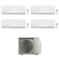 Immagine di Daikin PERFERA R32 Climatizzatore a parete quadri split inverter Wi-Fi bianco | unità esterna 7.8 kW unità interne 5000+12000+12000+18000 BTU 5MXM90A9+CTXM[15]R+FTXM[35|35|50]R