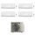 Daikin PERFERA R32 Climatizzatore a parete quadri split inverter Wi-Fi bianco | unità esterna 7.8 kW unità interne 7000+9000+9000+9000 BTU 5MXM90A9+FTXM[20|25|25|25]R