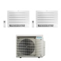 Immagine di Daikin PERFERA Pavimento R32 Climatizzatore a pavimento dual split inverter Wi-Fi bianco | unità esterna 7.4 kW unità interne 7000+9000 BTU 4MXM80A9+CVXM[20]A9+FVXM[25]A9
