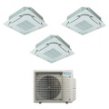 Immagine di Daikin FCAG-B Cassetta Round Flow R32 Climatizzatore a cassetta trial split inverter | unità esterna 7.8 kW unità interne 12000+12000+12000 BTU 5MXM90A9+FCAG[35|35|35]B