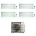Immagine di Daikin STYLISH R32 Climatizzatore a parete quadri split inverter Wi-Fi bianco | unità esterna 7.8 kW unità interne 5000+12000+12000+18000 BTU 5MXM90A9+CTXA[15]AW+FTXA[35|35|50]AW