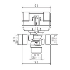 Immagine di Beretta Valvola deviatrice ACS 1" 1/4 / 1" senza sonda temperatura 20203742