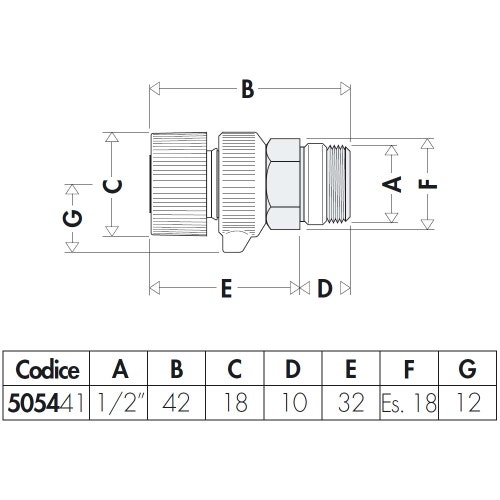 Immagine di Caleffi Valvolina manuale di sfogo aria per radiatori con scarico orientabile 1/2” M 505441