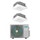 Hisense CASSETTA commerciale R32 Climatizzatore a cassetta dual split inverter Wi-Fi bianco | unità esterna 3.5 kW unità interne 9000+9000 BTU 2AMW35U4RGC+ACT[26|26]UR4RCC8
