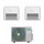 Hisense CONSOLE commerciale R32 Climatizzatore console da pavimento dual split inverter Wi-Fi bianco | unità esterna 3.5 kW unità interne 9000+9000 BTU 2AMW35U4RGC+AKT[26|26]UR4RSK8