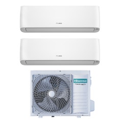 Immagine di Hisense ENERGY PRO PLUS R32 Climatizzatore a parete dual split inverter Wi-Fi bianco | unità esterna 7 kW unità interne 12000+12000 BTU 3AMW72U4RJC+QE[35|35]XV2AG