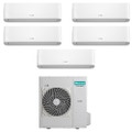 Immagine di Hisense ENERGY PRO PLUS R32 Climatizzatore a parete penta split inverter Wi-Fi bianco | unità esterna 12.5 kW unità interne 9000+9000+9000+9000+9000 BTU 5AMW125U4RTA+QE[25|25|25|25|25]XV2AG