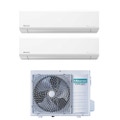 Immagine di Hisense ENERGY ULTRA R32 Climatizzatore a parete dual split inverter Wi-Fi bianco | unità esterna 7 kW unità interne 7000+12000 BTU 3AMW72U4RJC+KE[20]MR01G+KE[35]XR01G
