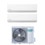 Immagine di Hisense ENERGY ULTRA R32 Climatizzatore a parete dual split inverter Wi-Fi bianco | unità esterna 7 kW unità interne 7000+12000 BTU 3AMW72U4RJC+KE[20]MR01G+KE[35]XR01G