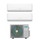 Hisense HI COMFORT R32 Climatizzatore a parete dual split inverter Wi-Fi bianco | unità esterna 3.5 kW unità interne 7000+7000 BTU 2AMW35U4RGC+CF[20|20]YR04G