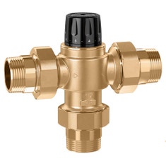 Immagine di Caleffi Miscelatore termostatico regolabile, per impianti centralizzati, corpo in lega antidezincificazione 1" 523160