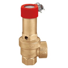 Immagine di Caleffi Valvola di sicurezza certificata e tarata a banco INAIL (Ex ISPESL) con attacchi femmina, tarature speciali 1/2”x 3/4” 1,5 bar 527415