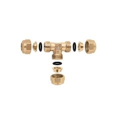 Immagine di Caleffi Raccordo a tee Ø 10 906010