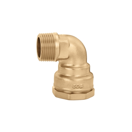 Immagine di Caleffi Raccordo curvo maschio, in ottone, attacco 1/2" M x Ø 20 867420