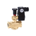 Immagine di Caleffi Elettrovalvola gas, normalmente aperta, con riarmo manuale e attacco 1/2", 230 V 854024