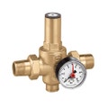 Immagine di Caleffi Riduttore di pressione con cartuccia estraibile, attacchi maschio a bocchettone 1/2" 536041
