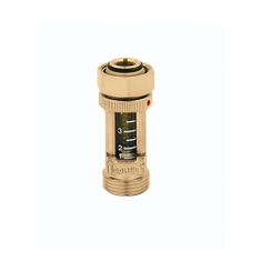 Immagine di Caleffi Misuratore di portata autopulente, attacchi 3/4” M x 3/4” F calotta 669050