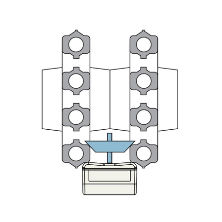 Immagine di Caleffi Piastra (39 mm) e ancora (39 mm) 720050