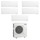 Mitsubishi MSZ-AY R32 Climatizzatore a parete penta split inverter Wi-Fi bianco | unità esterna 12.2 kW unità interne 12000+12000+12000+12000+12000 BTU MXZ-6F122VF+MSZ-AY[35|35|35|35|35]VGKP