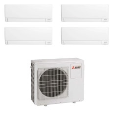 Immagine di Mitsubishi MSZ-AY R32 Climatizzatore a parete quadri split inverter Wi-Fi bianco | unità esterna 8 kW unità interne 9000+9000+9000+12000 BTU MXZ-4F80VF+MSZ-AY[25|25|25|35]VGKP