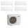 Mitsubishi MSZ-AY R32 Climatizzatore a parete quadri split inverter Wi-Fi bianco | unità esterna 10.2 kW unità interne 12000+12000+15000+15000 BTU MXZ-5F102VF+MSZ-AY[35|35|42|42]VGKP