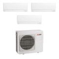 Immagine di Mitsubishi MSZ-AY R32 Climatizzatore a parete trial split inverter Wi-Fi bianco | unità esterna 7.2 kW unità interne 12000+12000+12000 BTU MXZ-4F72VF+MSZ-AY[35|35|35]VGKP