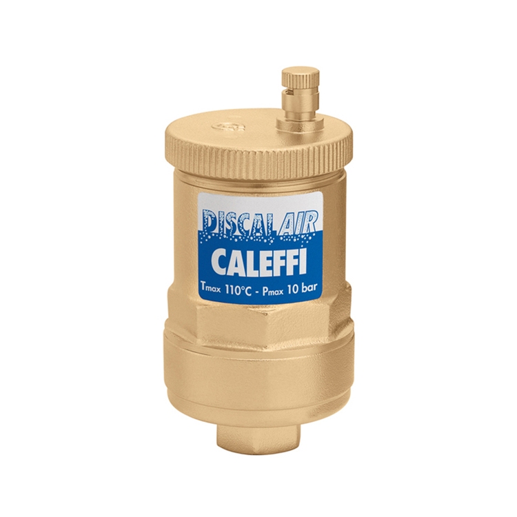 Caleffi DISCALAIR valvola automatica di sfogo aria ad alte prestazioni, attacco 1/2” 551004