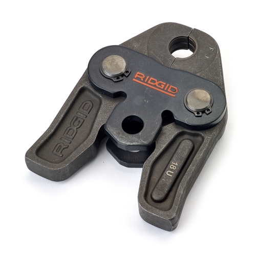 Immagine di Ridgid RP 340-B Pressatrice a batteria completo di ganasce U 16-18-20 mm caricabatteria da 230V, batteria A Li-Ion 18V 2.0 e cassetta di trasporto  43273