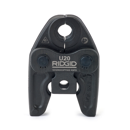 Immagine di Ridgid RP 351-B Pressatrice in linea a batteria completo di ganasce  U 16-20-25 mm, caricabatterie rapido 220 V, batteria a Li-Ion 18 V 2.5 Ah e cassetta di trasporto 67253