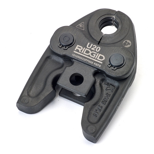 Immagine di Ridgid RP 351-B Pressatrice in linea a batteria completo di ganasce  U 16-20-25 mm, caricabatterie rapido 220 V, batteria a Li-Ion 18 V 2.5 Ah e cassetta di trasporto 67253