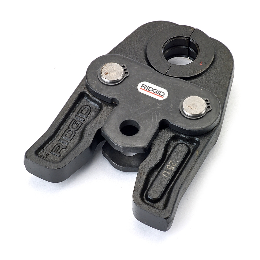 Immagine di Ridgid RP 350-B Pressatrice a pistola a batteria completo di ganasce U 16-20-25 mm, caricabatterie rapido 220 V, batteria a Li-Ion 18 V 2.5 Ah e cassetta di trasporto 67113