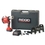 Immagine di Ridgid RP 350-B Pressatrice a pistola a batteria completo di ganasce U 16-20-25 mm, caricabatterie rapido 220 V, batteria a Li-Ion 18 V 2.5 Ah e cassetta di trasporto 67113