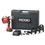 Immagine di Ridgid RP 350-B Pressatrice a pistola a batteria completo di ganasce M 15-22-28 mm, caricabatterie rapido 220 V, batteria a Li-Ion 18 V 2.5 Ah e cassetta di trasporto 69823