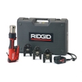Immagine di Ridgid RP 351-C Pressatrice in linea completo di ganasce M 15-18-22 mm, adattatore per alimentazione 220 V (con cavo da 5 m) e cassetta di trasporto 69828