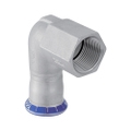 Immagine di Geberit MAPRESS gomito misto 90° Geberit acciaio Inox con filetto femmina, ø 18 mm, attacco 3/8" 33804