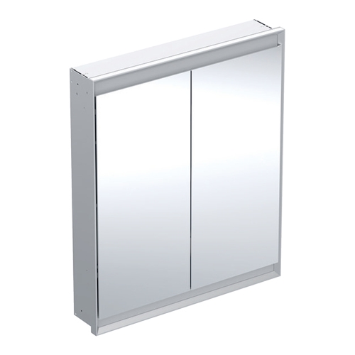 Immagine di Geberit ONE mobile specchio L.75 H.90 cm, da incasso, con 2 ante, con ComfortLight 505.802.00.1