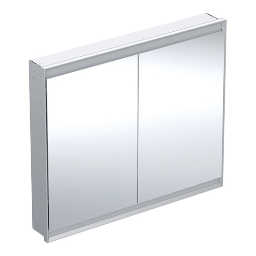 Immagine di Geberit ONE mobile specchio L.105 H.90 cm, da incasso, con 2 ante, con ComfortLight 505.804.00.1