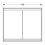 Immagine di Geberit ONE mobile specchio L.105 H.90 cm, da incasso, con 2 ante, con ComfortLight 505.804.00.1