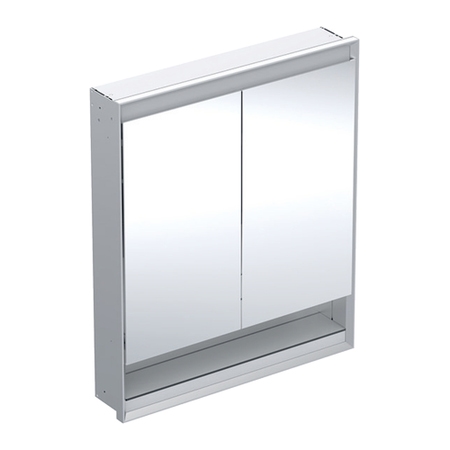 Immagine di Geberit ONE mobile specchio L.75 H.90 cm, con nicchia, da incasso, con 2 ante, con ComfortLight 505.822.00.1
